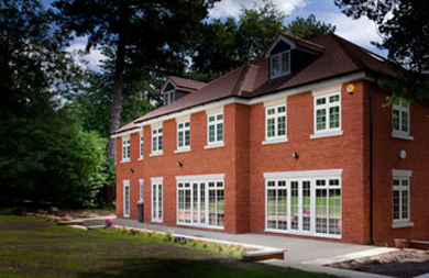 New build house rear elevation